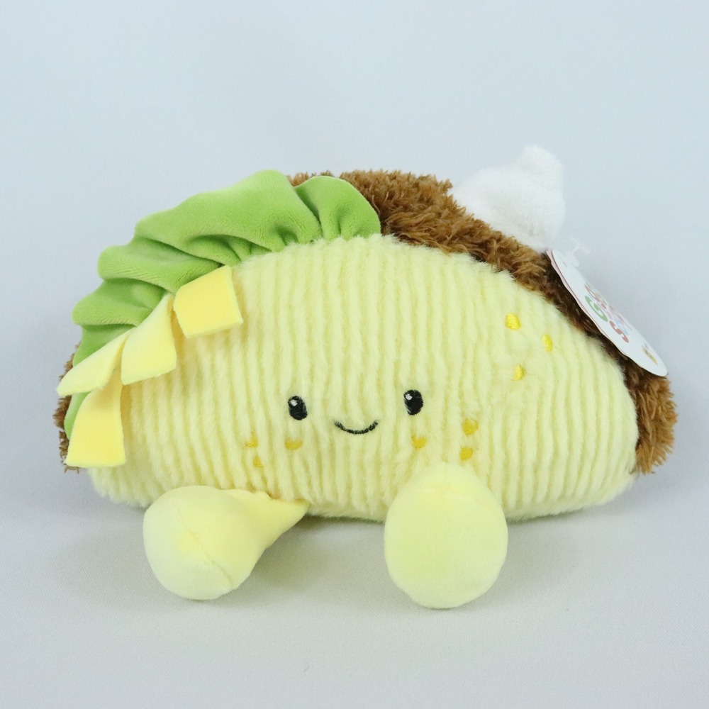 Target Gigglescape Yellow Taco Stuffed Food Plush New with Tags